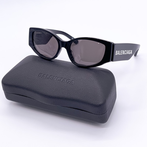 NEW BALENCIAGA BB0258S 001 WOMEN SUNGLASSES BALENCIAGA BB0258S - Picture 3 of 12